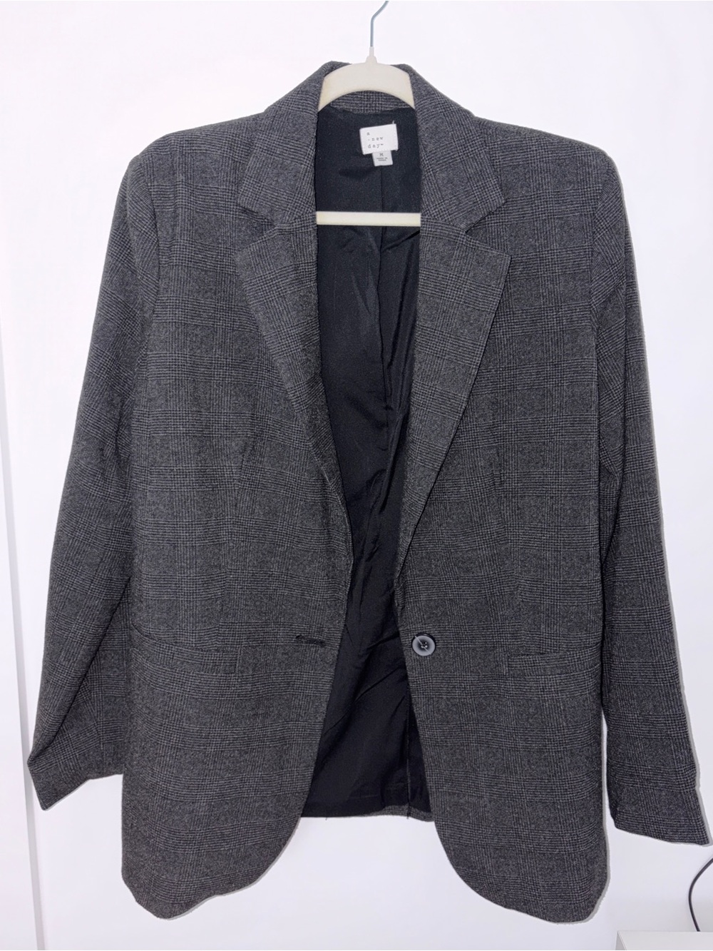 Grey Women's Oversized Blazer Jacket